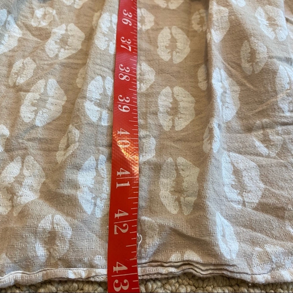 Hofmann Copenhagen Berenice Ruffle Frilled Tiered Long Sleeve Lip Print Dress 4 - Picture 12 of 12